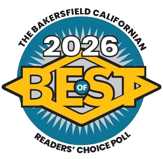 The Bakersfield Californian 2026 Best of Readers' Choice Poll winner badge